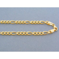 Zlatá retiazka žlté zlato vzor figáro DR545814Z 14 karátov 585/1000 8.14g