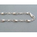 Zlatá retiazka  zaujímavy tvar biele zlato DR50946B 14 karátov 585/1000 9.46g