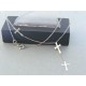 Zlatá retiazka ozdoba krížiky biele zlato VR415112B 14 karátov 585/1000 1.12g