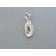 Strieborný dámsky prívesok číre zirkóny VIS114 925/1000 1.14g