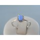 Strieborný dámsky prsteň kameň opál DPS55122 925/1000 1.22g
