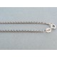 Zlatá retiazka biele zlato očká DR45203B 14 karátov 585/1000 2.03g