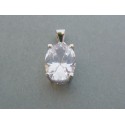 Strieborný prívesok veľký zirkón VIS326 925/1000 3.26g