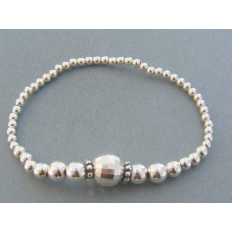 Strieborný dámsky náramok guličky VNS17626 925/1000 6.26g