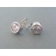Strieborné dámske náušnice zirkón VAS524 925/1000 5.24g