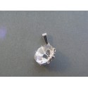 Strieborný dámsky prívesok zirkón DIS225 925/1000 2.25g