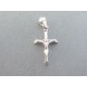 Strieborný prívesok krížik umučenie VDIKS128 925/1000 1.28g