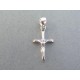 Strieborný prívesok krížik umučenie VDIKS090 925/1000 0.90g