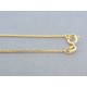 Zlatá retiazka žlté zlato ručný vzor VDR45156Z 14 karátov 585/1000 1.56g