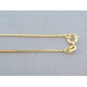 Zlatá retiazka žlté zlato ručný vzor VDR45156Z 14 karátov 585/1000 1.56g