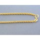 Zlatá retiazka žlté zlato točený vzor DR55192Z 14 karátov 585/1000 1.92g