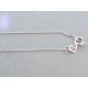 Zlatá retiazka krížiky biele zlato DR47117B 14 karátov 585/1000 1.17g