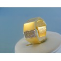Zlatý dámsky prsteň žlté zlato číre zirkóny VP56387Z 14 karátov 585/1000 3.87g