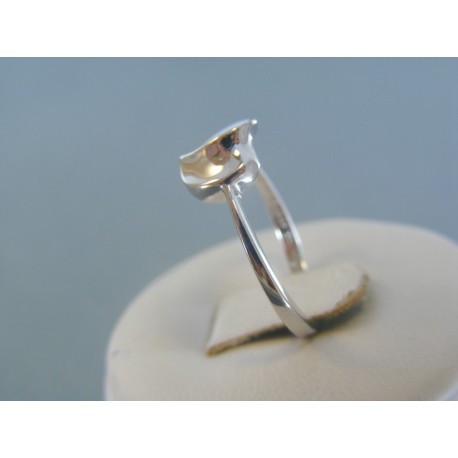 Strieborný dámsky prsteň srdiečko kamienok VPS56269 925/1000 2.69g