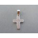 Strieborný prívesok krížik číre zirkóny  VIKS129 925/1000 1.29g