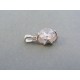 Strieborný prívesok kvet zirkón VIS172 925/1000 1.72g