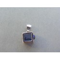 Strieborný dámsky prívesok s modrým kameňom DIS158 925/1000 1.58g
