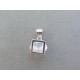 Strieborný dámsky prívesok kocka zirkón VIS200 925/1000 2.00g