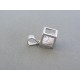 Strieborný dámsky prívesok kocka zirkóny VIS200 925/1000 2.00g