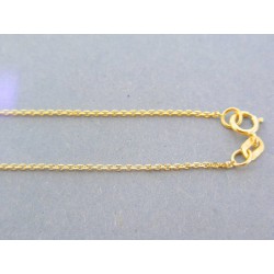 Zlatá retiazka žlté zlato ručný vzor DR50165Z 14 karátov 585/1000 1.65g