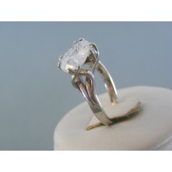 Strieborný dámsky prsteň priehľadný zirkón DPS56539 925/1000 5.39g