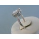 Strieborný dámsky prsteň číre zirkóny DPS55354 925/1000 3.54g