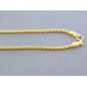 Zlatá retiazka žlté zlato zaujímavy vzor DR50281Z 14 karátov 585/1000 2.81g