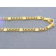 Zlatá retiazka žlté zlato zdobená DR45272Z 14 karátov 585/1000 2.72g