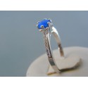 Strieborný dámsky prsteň kameň opál DPS57280 925/1000 2.80g