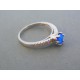 Strieborný dámsky prsteň kameň opál DPS57280 925/1000 2.80g
