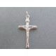 Strieborný prívesok krížik umučenie DIKS167 925/1000 1.67g