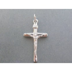 Strieborný prívesok krížik umučenie DIKS167 925/1000 1.67g