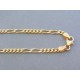 Zlatá retiazka žlté zlato vzor figáro VR50904Z 14 karátov 585/1000 9.04g