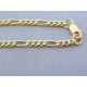 Zlatá retiazka žlté zlato vzor figáro DR501070Z 14 karátov 585/1000 10.70g