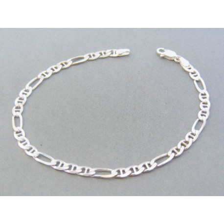 Strieborný náramok fígáro DNS21493 925/1000 4.93g