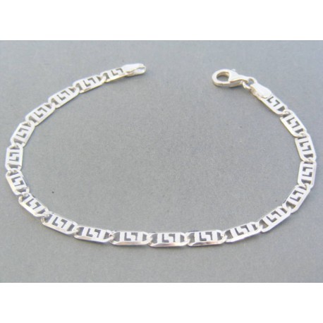 Strieborný náramok zaujímavy vzor DNS195470 925/1000 4.70g