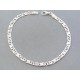 Strieborný náramok oválne platničky DNS215550 925/1000 21.5g