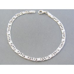 Strieborný náramok oválne platničky DNS215550 925/1000 21.5g