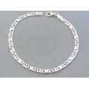 Strieborný náramok oválne platničky DNS215550 925/1000 21.5g