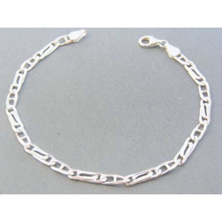 Strieborný náramok oválne očká  DNS215694 925/1000 6.94g