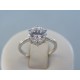 Strieborný dámsky prsteň priehľadný zirkón DPS52225 925/1000 2.25g