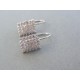 Strieborné dámske náušnice číre zirkóny DAS322 925/1000 3.22g