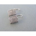 Strieborné dámske náušnice číre zirkóny DAS322 925/1000 3.22g
