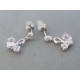 Strieborné dámske visiace náušnice napichovačky zirkóny DAS206 925/1000 2.06g
