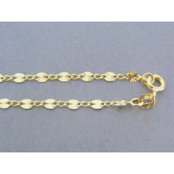 Zlatá retiazka žlté zlato zdobená DR505216Z 14 karátov 585/1000 2.16g