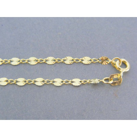 Zlatá retiazka žlté zlato zdobená DR505216Z 14 karátov 585/1000 2.16g
