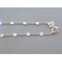 Zlatá retiazka biele zlato očká VR45218B 14 karátov 585/1000 2.18g