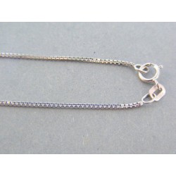 Zlatá retiazka biele zlato očká DR50196B 14 karátov 585/1000 1.96g