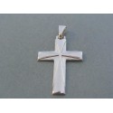 Strieborný prívesok krížik vzorovaný VIKS269 925/1000 2.69g