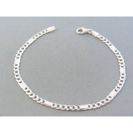 Strieborný náramok pancier platničky VNS21560 925/1000 5.60g